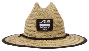 Kids Straw Sun Hat Barney Patrol (Retro)