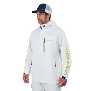 Grundens - Tourney Jacket - White/Lime