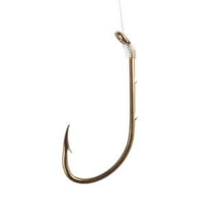 UFSHN Premium Snelled Hooks #4 Gold Baitholder 12" - U70112R-4