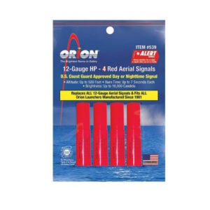 Orion - 12-Guage HP Cartridges - 4 - Red Aerial Flares - ORN #539