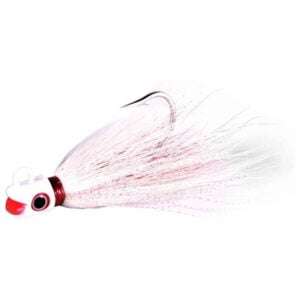 S&S SMILING BILL BUCKTAIL - 2OZ-WHITE PEARL