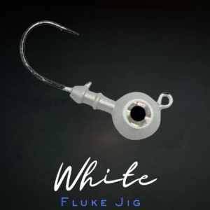 Magic Tail - Round Head Big Eye Jig - White - 6 oz