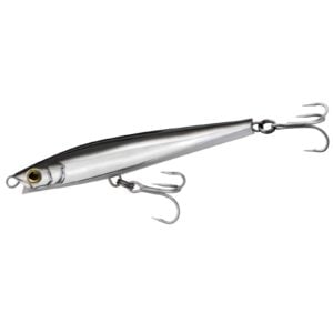 Yo-Zuri - Hydro Monster Shot - 80mm - 3-1/8" Black/Silver - R1449-CSBL