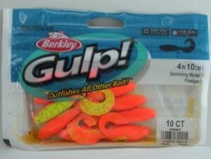 Berkley Gulp! - 4in Swimming Mullet Fire Tiger - GSSM4-FT