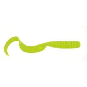 Berkley Gulp - 5" GRUB - Chartreuse - GSG5-CH