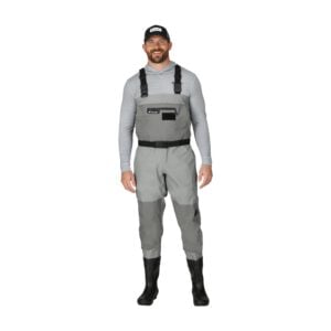 Men’s Hellbender PRO Bootfoot Lug Sole Chest Wader | Gray | sz 13 Husky