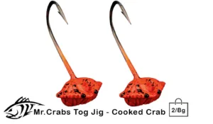 Mr Crabs Tog Jigs 2ct 1/2oz Cooked Crab