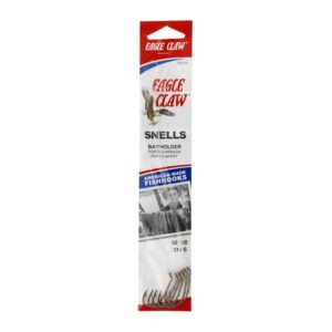 Eagle Claw Porgy Premium Snelled Size 6