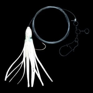 Jigging World Fluke 4” Squid Rig 3/0 White - JW-FR4WS-3/0
