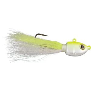 Berkley - Fusion 19 Bucktail - 3/8oz - White/Chartreuse - FSN19BUCK3/8-WCH