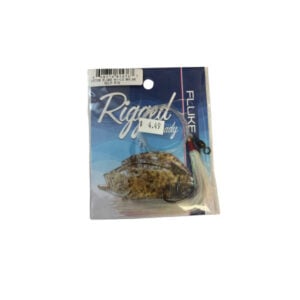 UFSHN Fluke Hi/Lo Mylar Gulp Rig 3/0 Green