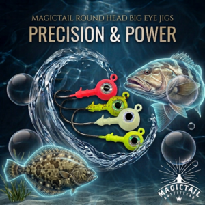 Magic Tail - Round Head Big Eye Jig - Sand Eel - 6 oz