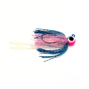 Magic Tail - Hoochie - Squid Head W/Skirt - 3/8 oz - Blue/Pink