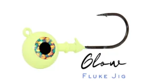 Magic Tail - Round Head Big Eye Jig - Glow - 4 oz