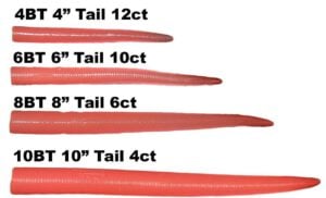 RonZ 6" Replacement Tails - Pink