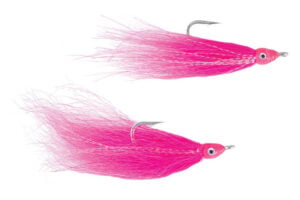 UFSHN - Teasers - 3 Pack - 5/0 Closed Eye Siwash - Pink Mylar Bucktail