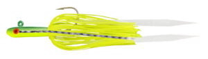 Tsunami - Glass Minnow Jig - With Skirt - Chatreuse - TSGM12RB-SSC