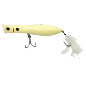 Tsunami Hardbaits - 6" Talkin Popper - Bone - TSTP6XD-212
