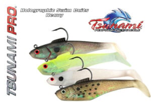 Tsunami Holographic Swim Baits Swim Shad Heavy 3in