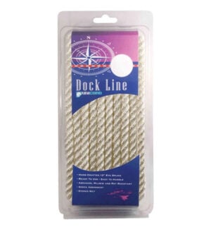 Dockline 3/8"x10' WH