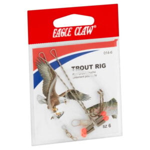 Eagle Claw Porgy Premium Snelled Size 4