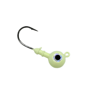 Magic Tail - Round Head Big Eye Jig - Glow - 1/4 oz