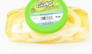 Berkley Gulp - 6" GRUB - Pearl White - 16oz (PINT) - GASPG6-PW