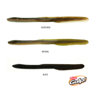 Berkley Gulp - 10" Eel - Silver Mud - GSE10-SMD
