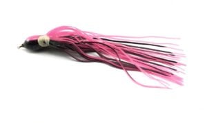 UFSHN  - Fluke - Pink Squid Skirt - 3/0 - 36" Leader W/Snap - U563-P