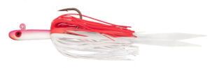 Tsunami - Glass Minnow Jig - With Skirt - Pink/White - TSGM12RB-SSPW
